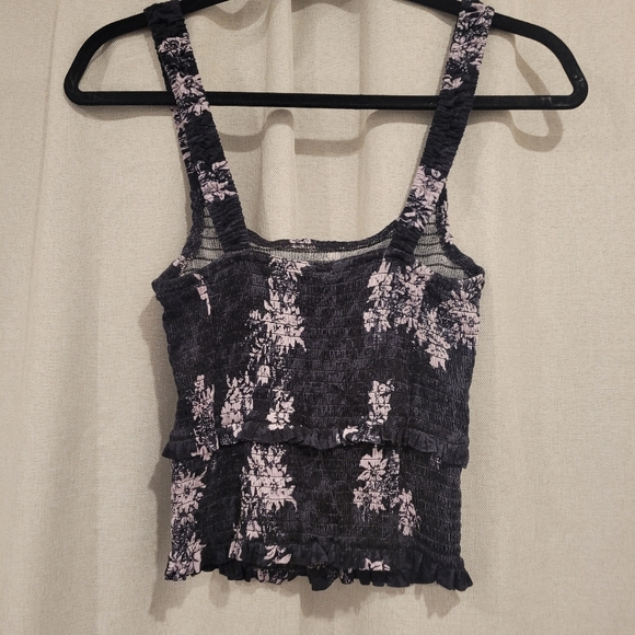NWT Free People Intimately Hannah Boho Shirred Tiered Tank Top - Picture 4 of 10